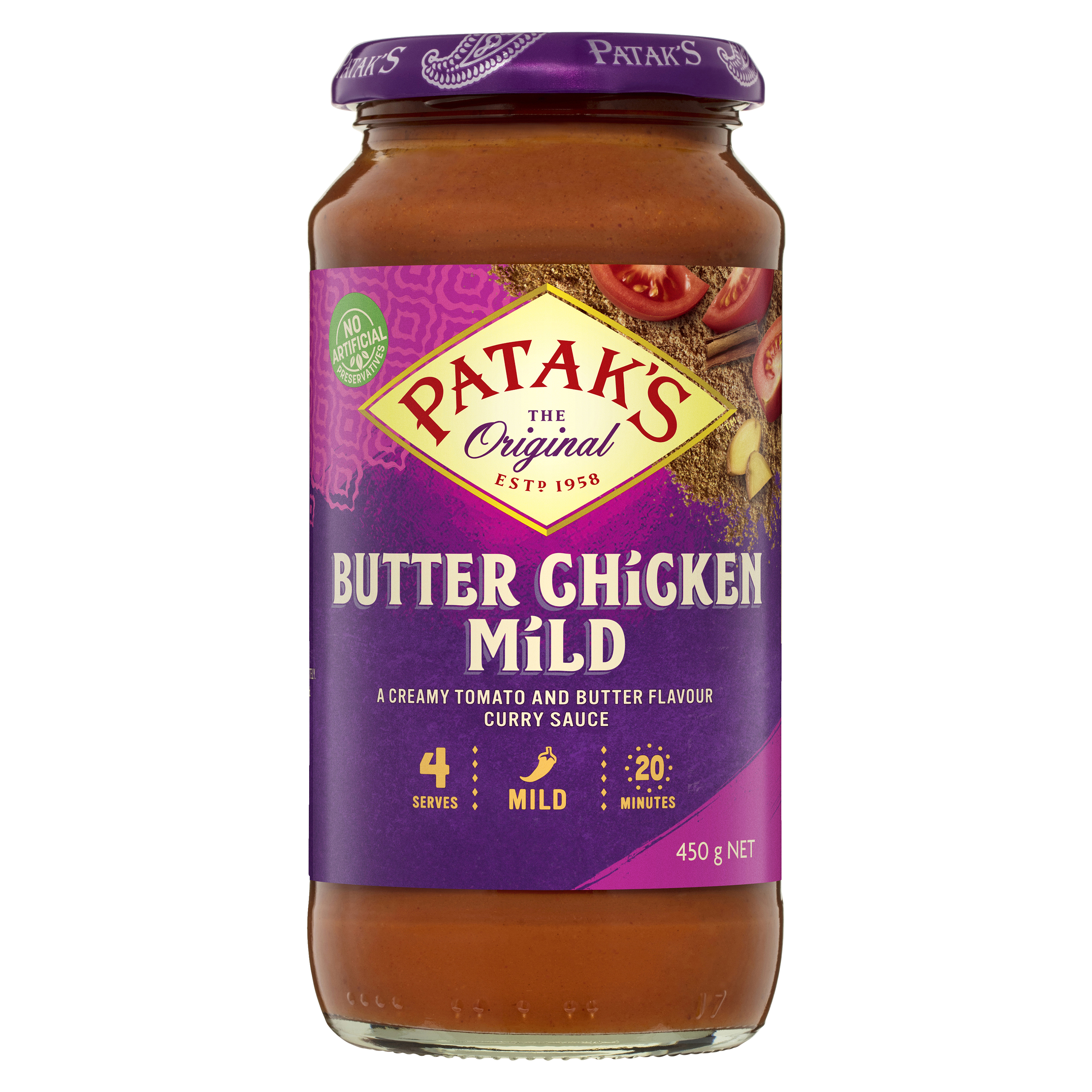 Patak’s Mild Butter Chicken 450g