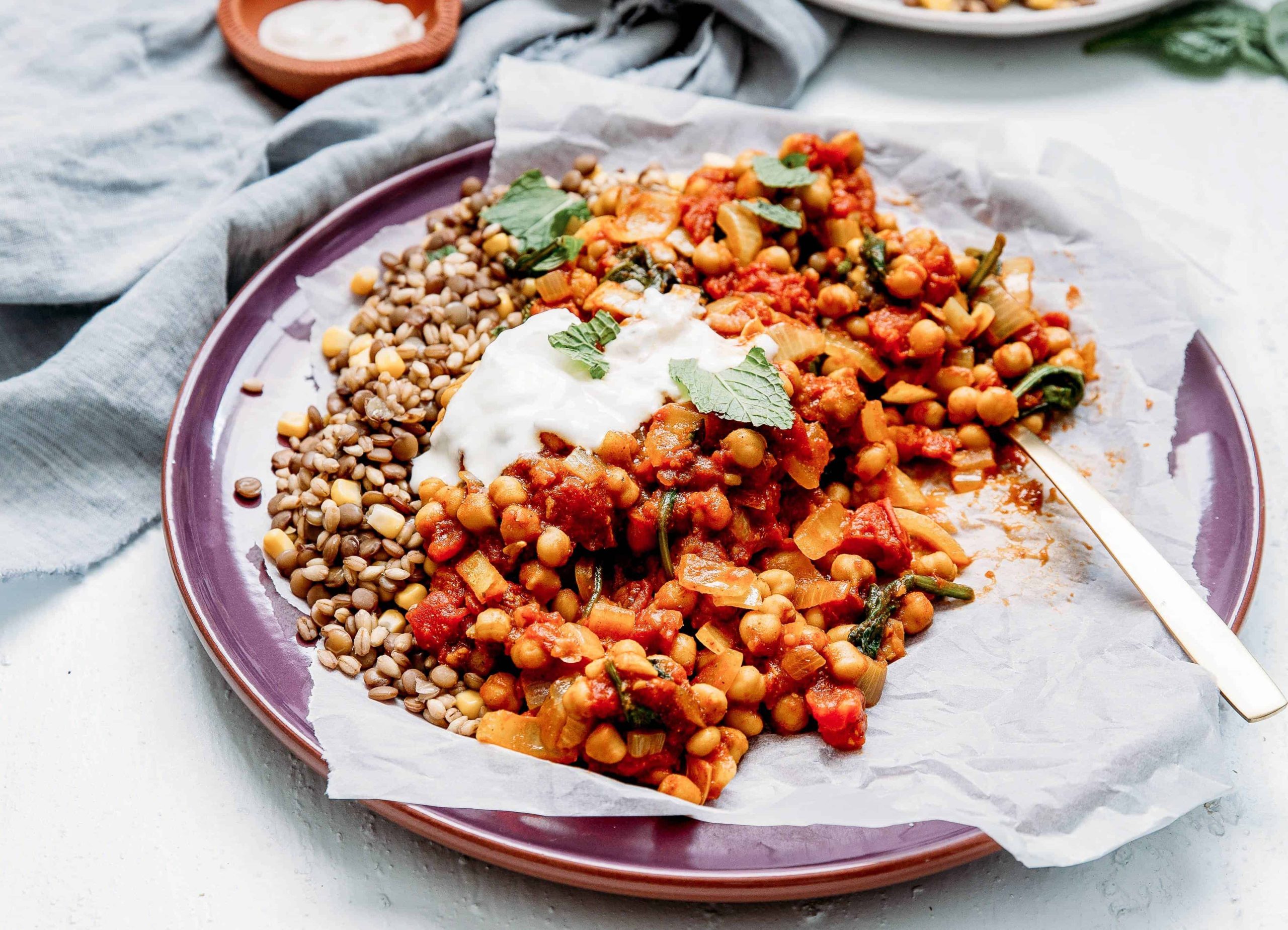 3 Grain Biryani with Korma Chana - Simple, yet full of flavour