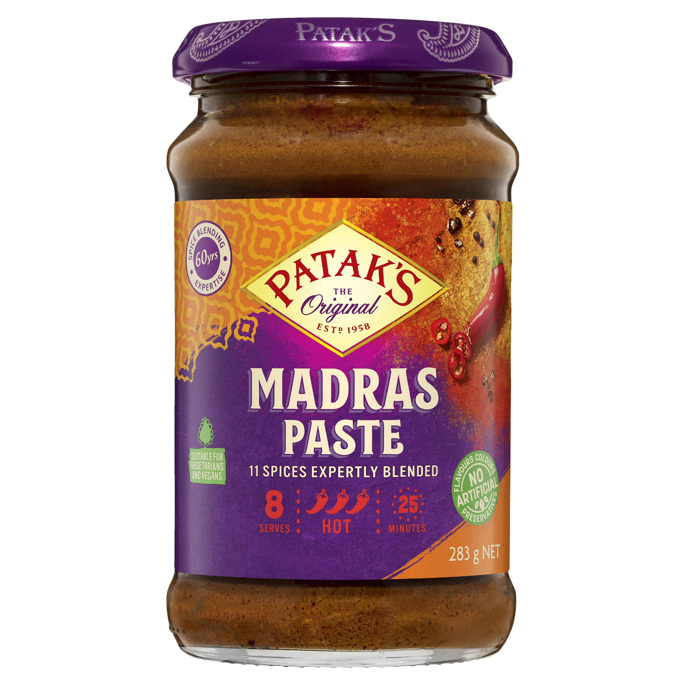 Patak’s Madras Paste 283g