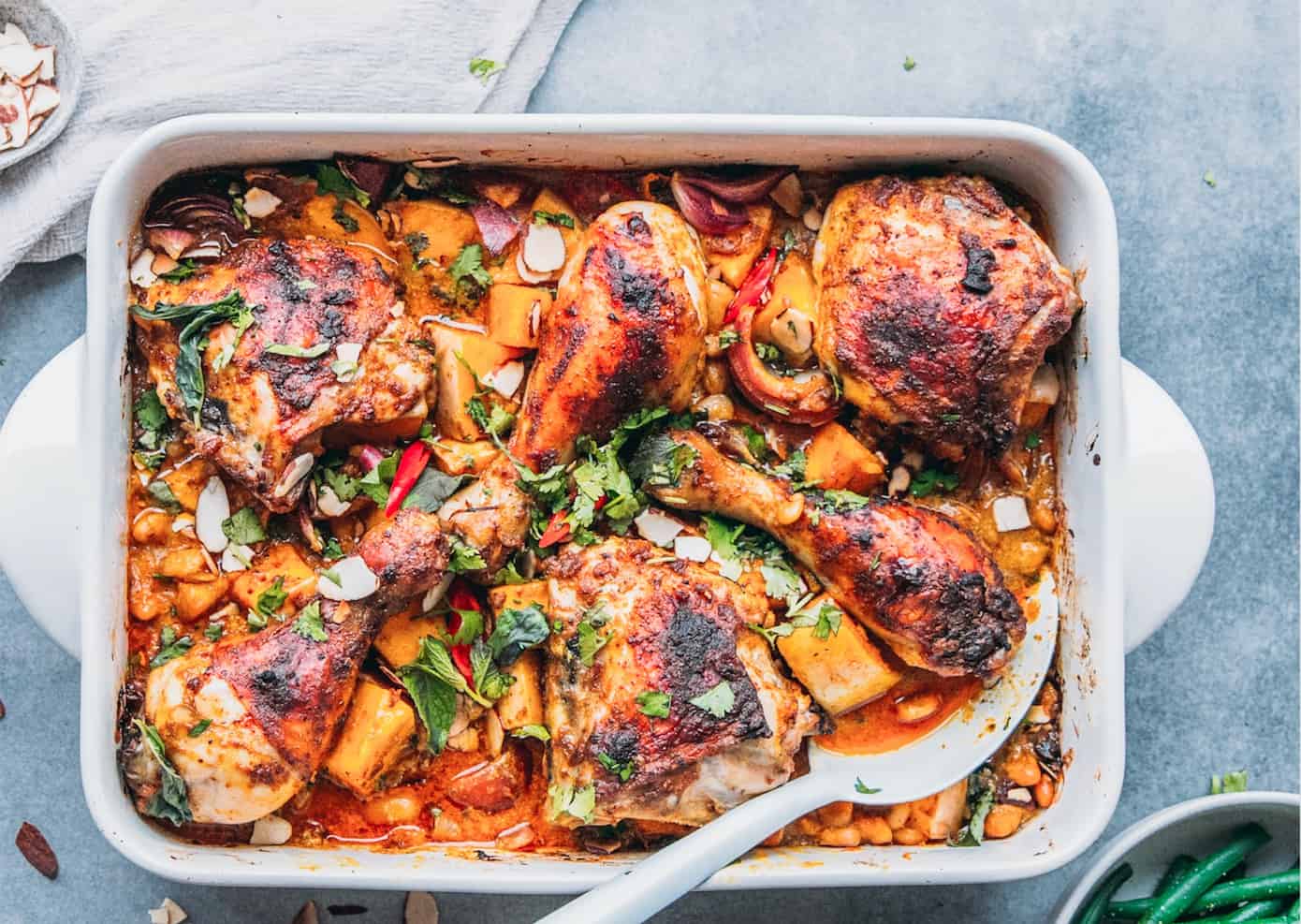 Chicken Korma Tray Bake - An easy family meal