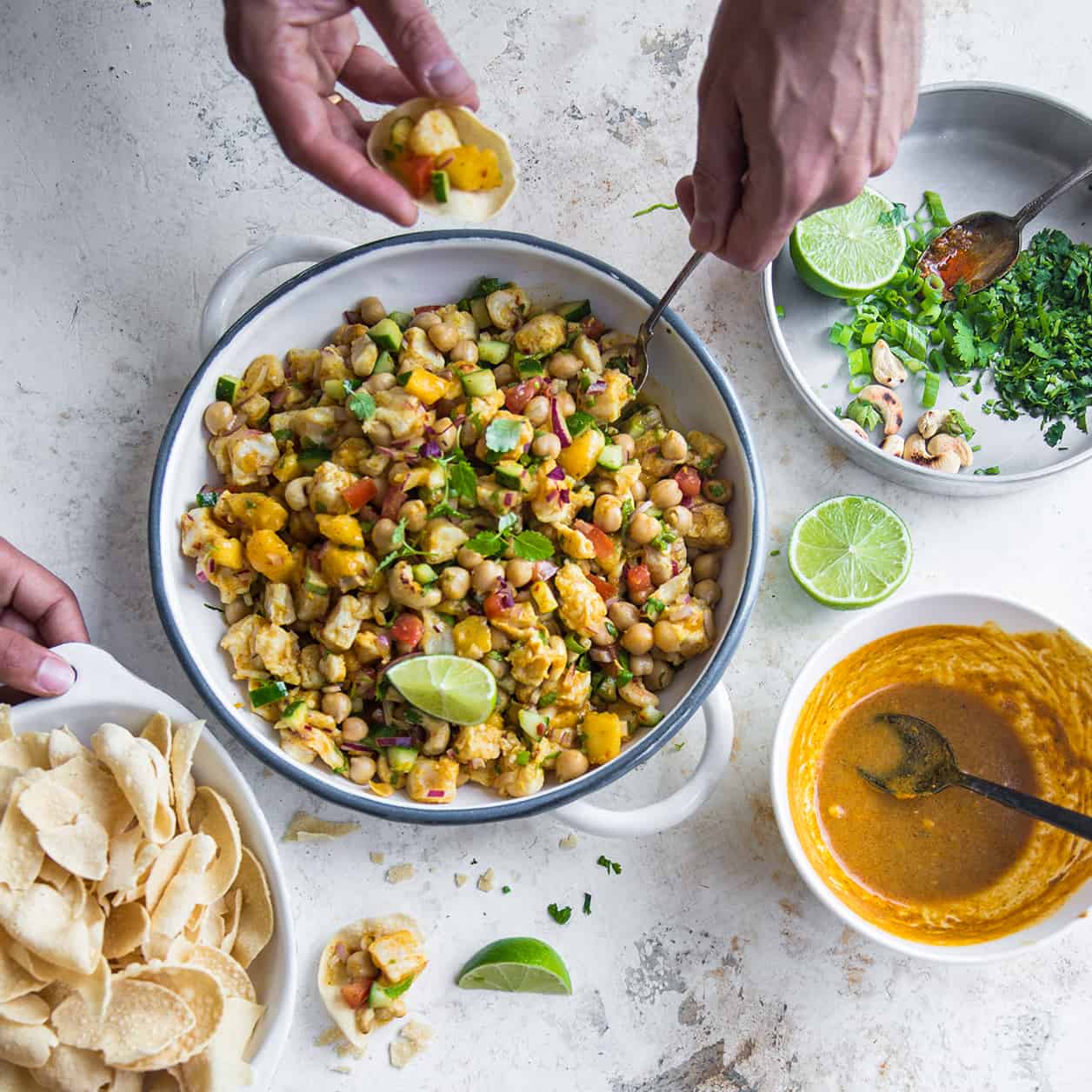 Mango Fish Ceviche With Korma Sauce - Refreshing and delicious