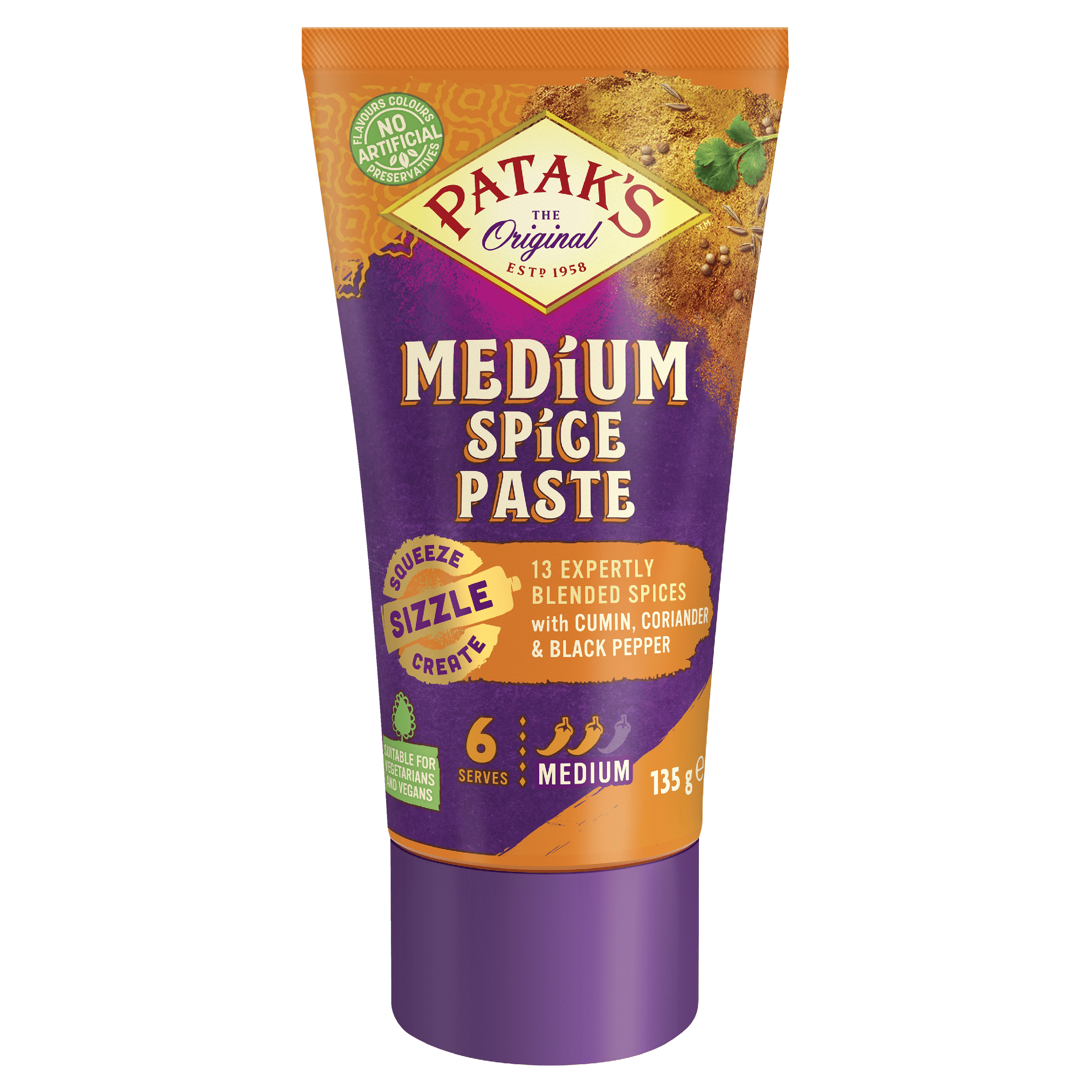 Patak’s Medium Spice Paste 135g