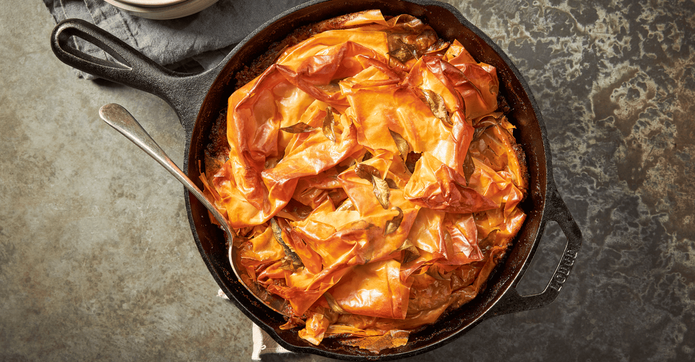 Michael Weldon and Courtney Roulston's Butter Chicken Pie