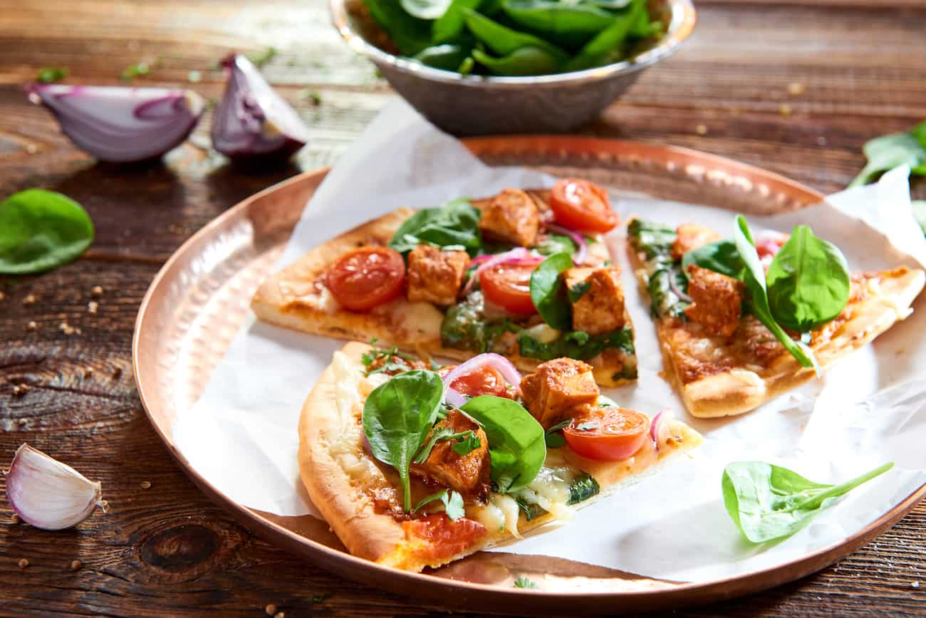 Naanzas – Naan Bread Pizza