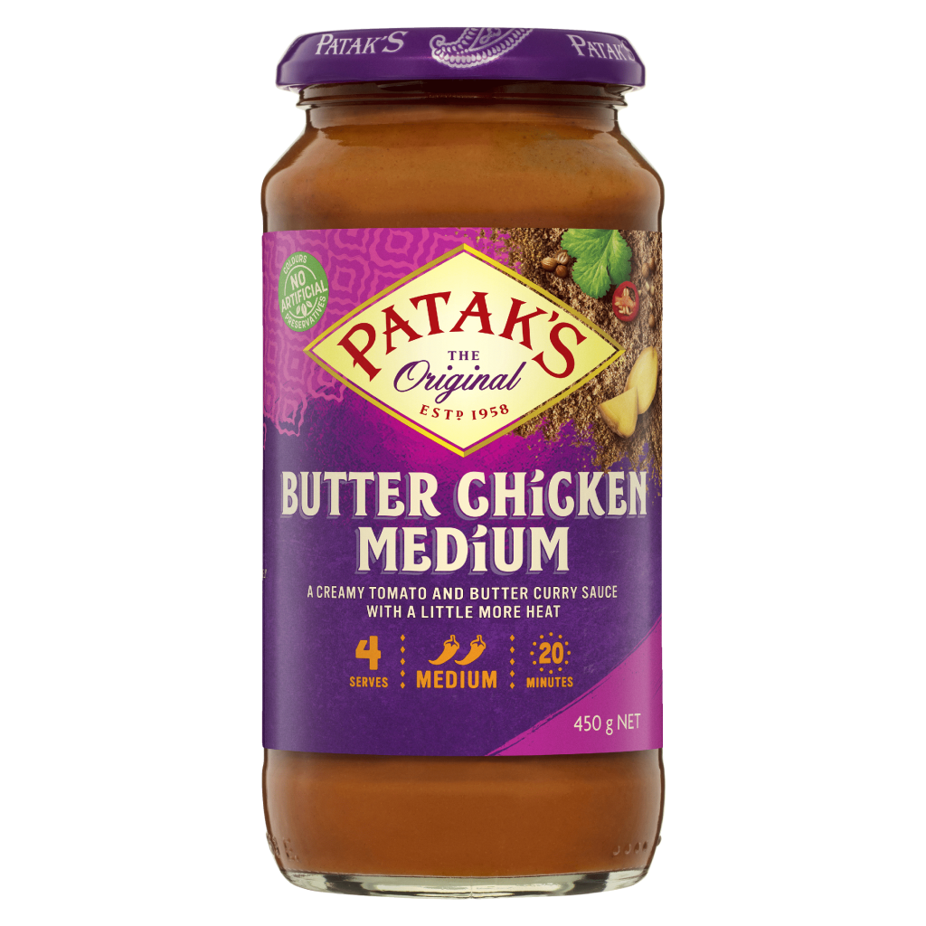 Patak’s Butter Chicken Medium Simmer Sauce 450g