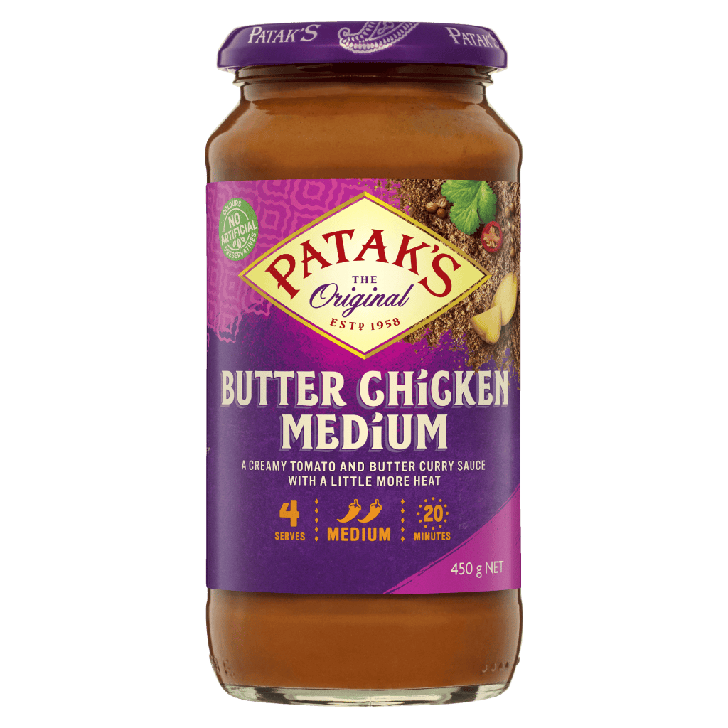 Patak’s Butter Chicken Medium Simmer Sauce 450g