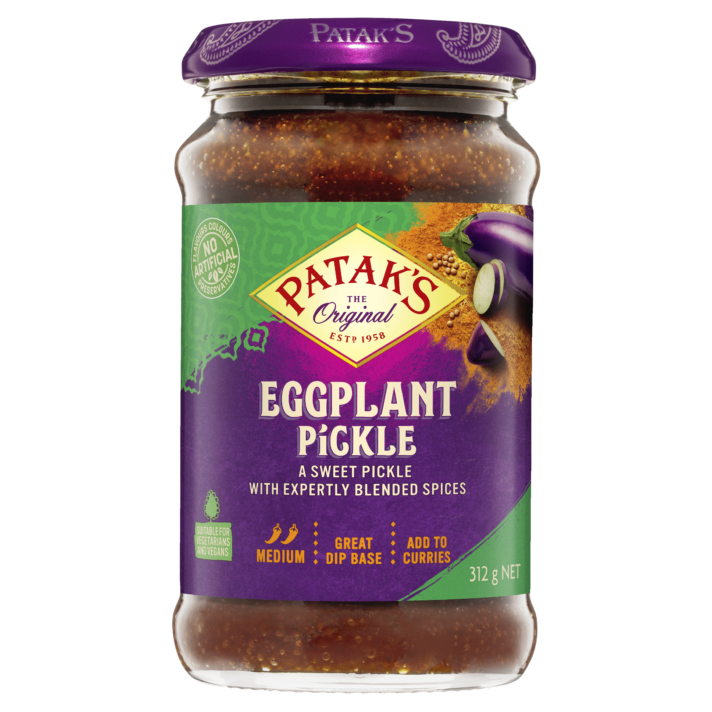 Patak’s Eggplant Pickle 312g
