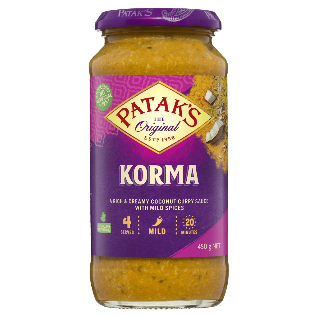 Patak’s Korma Simmer Sauce 450g