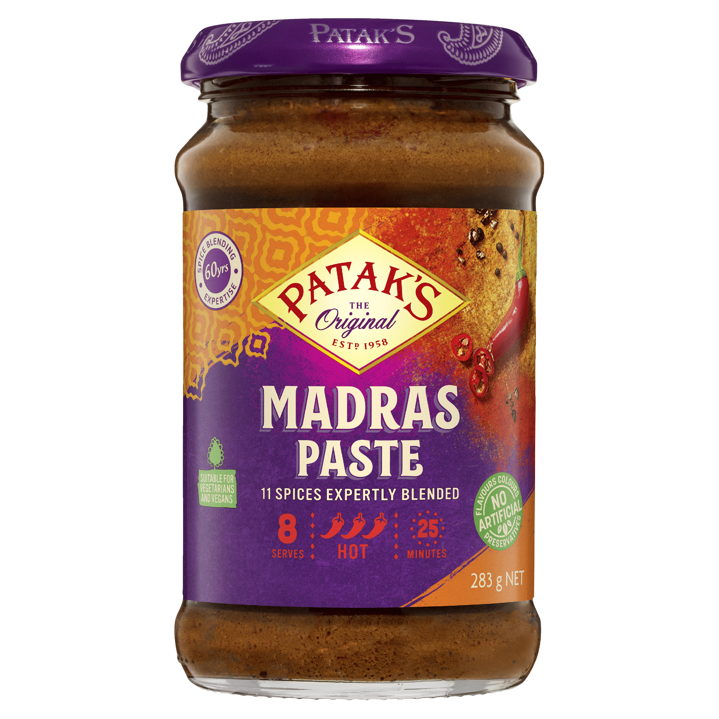 Patak’s Madras Paste 283g