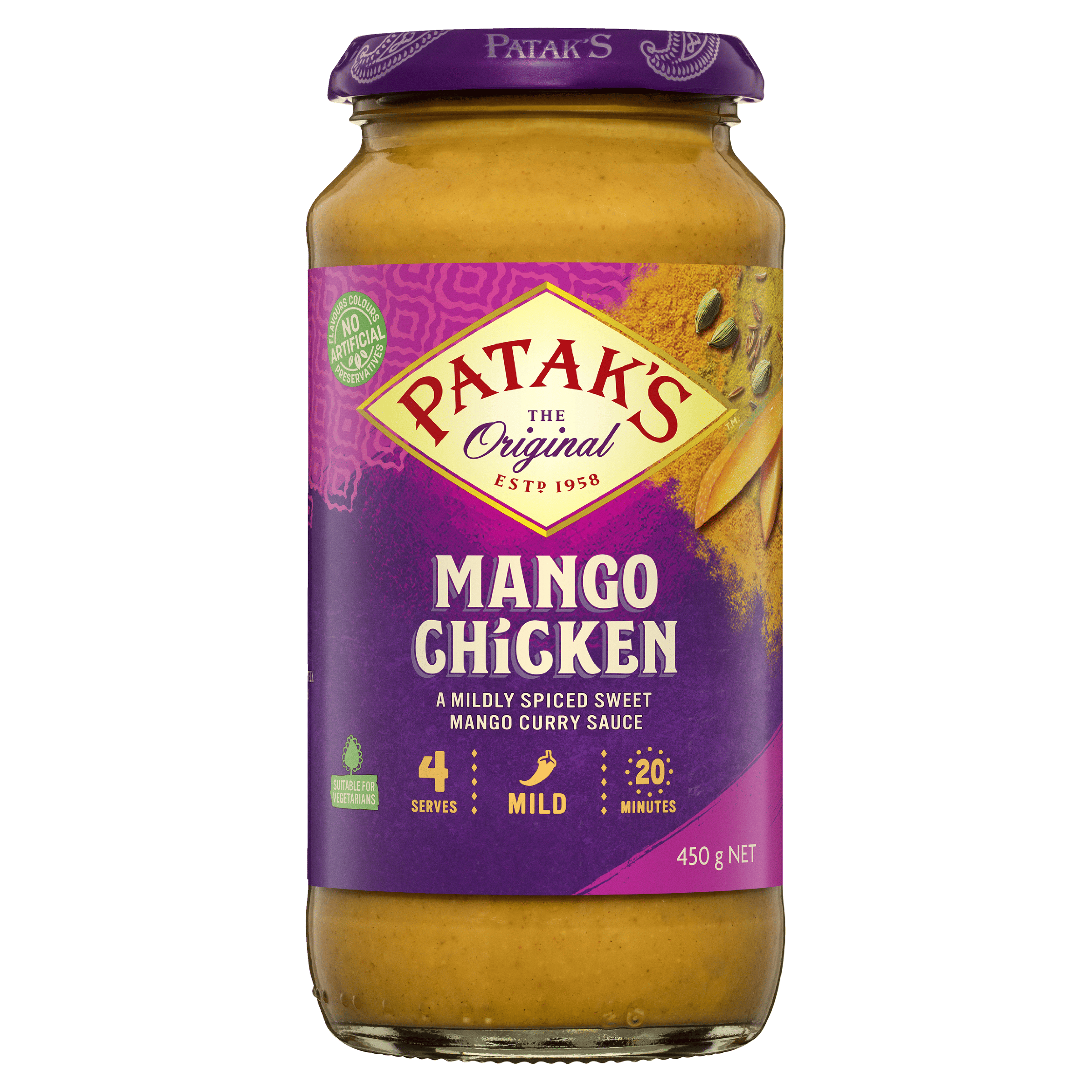 Patak’s Mango Chicken Simmer Sauce 450g