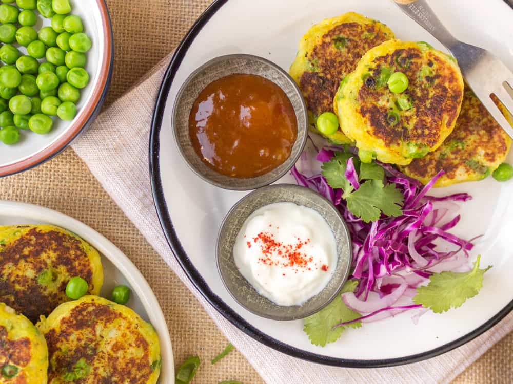 Potato And Pea Patties - A crown pleaser and perfect for sharing