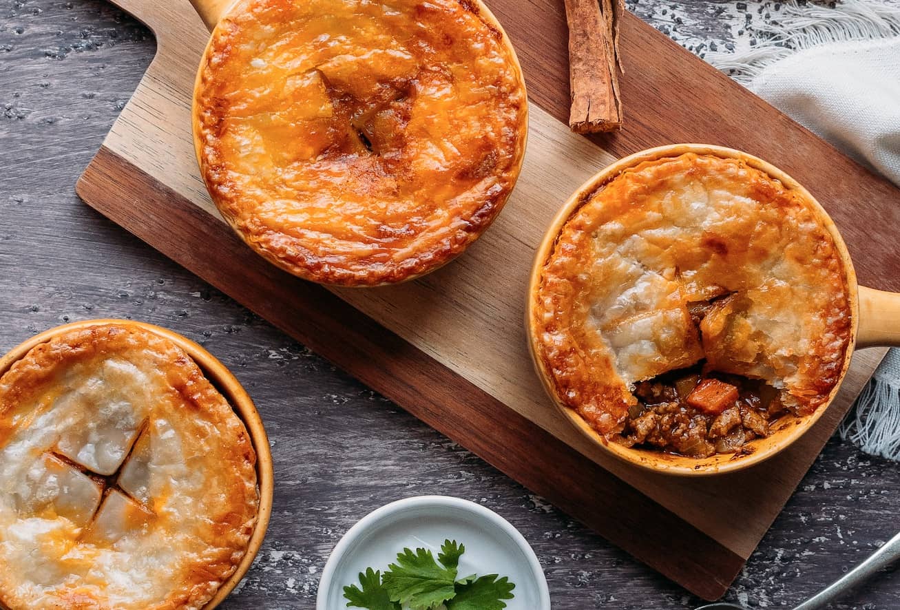 Rogan Josh Lamb Pot Pie - An Indian twist on a classic pot pie
