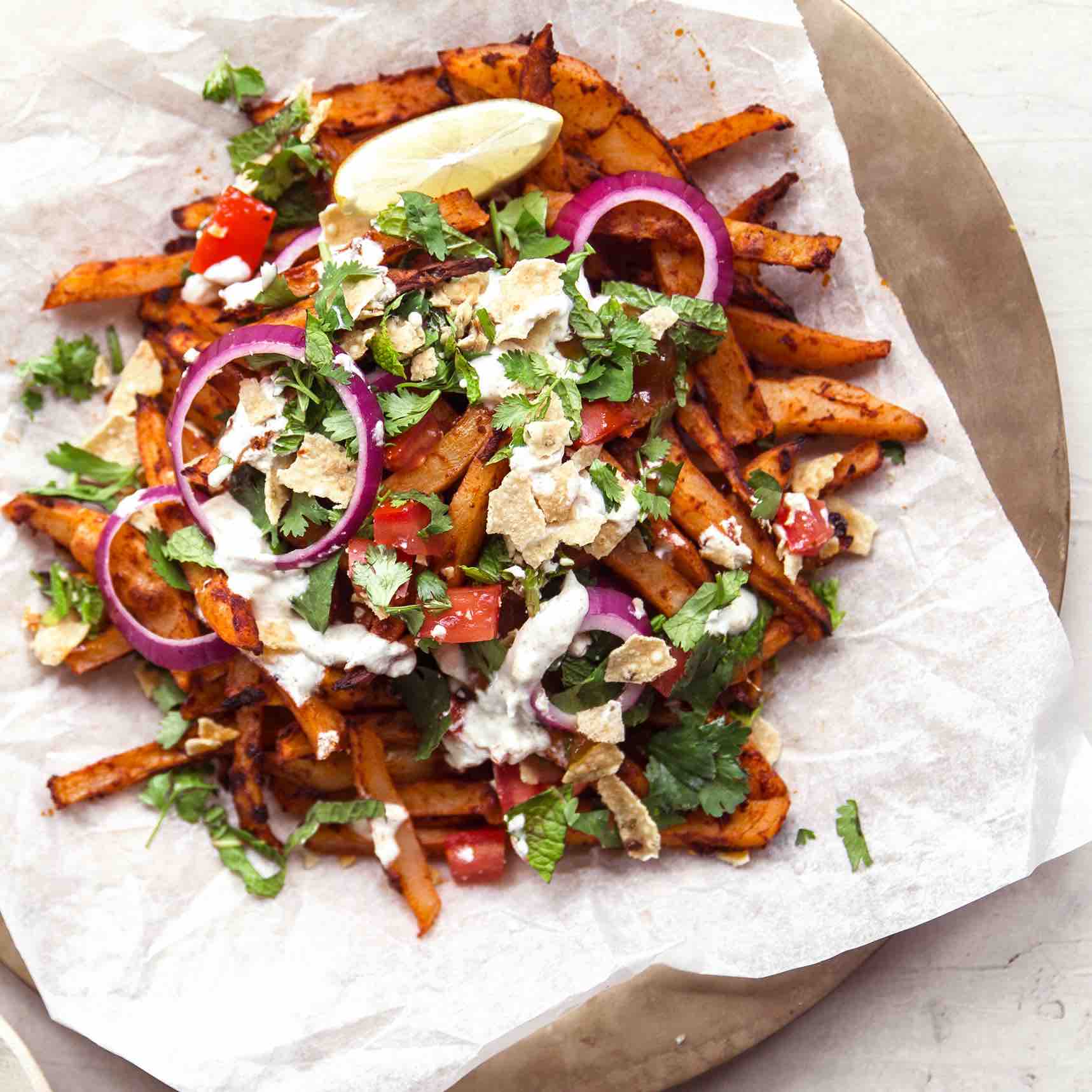 Tandoori Loaded Fries - So crunchy and delicious