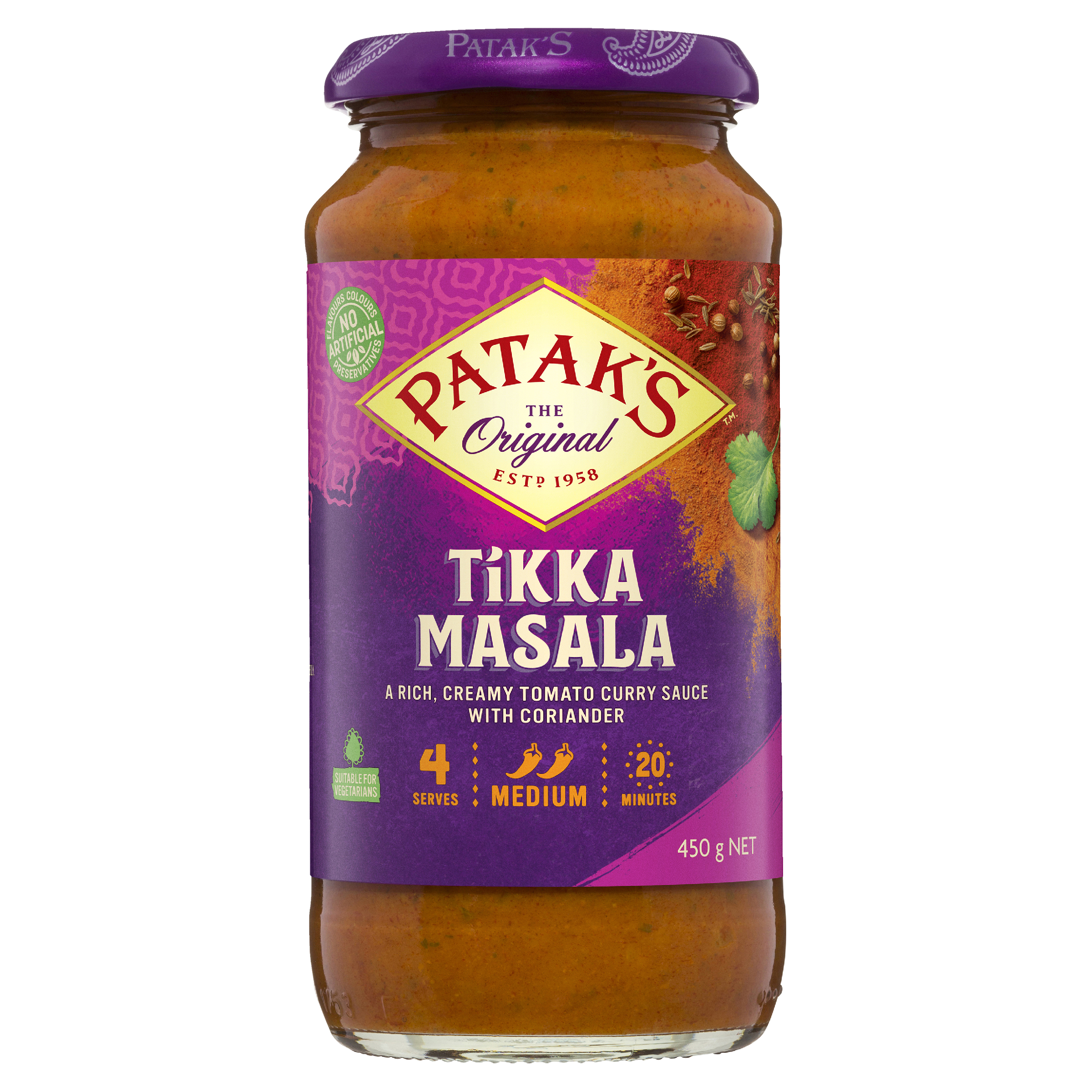 Patak’s Tikka Masala Sauce 450g